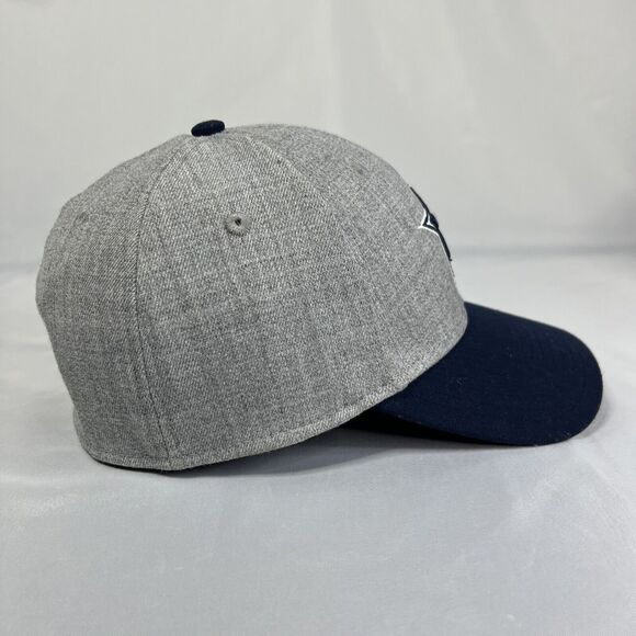 Dallas Cowboys New Era 39thirty Hat Med Large Fitted Grey Blue Cap - Picture 6 of 13